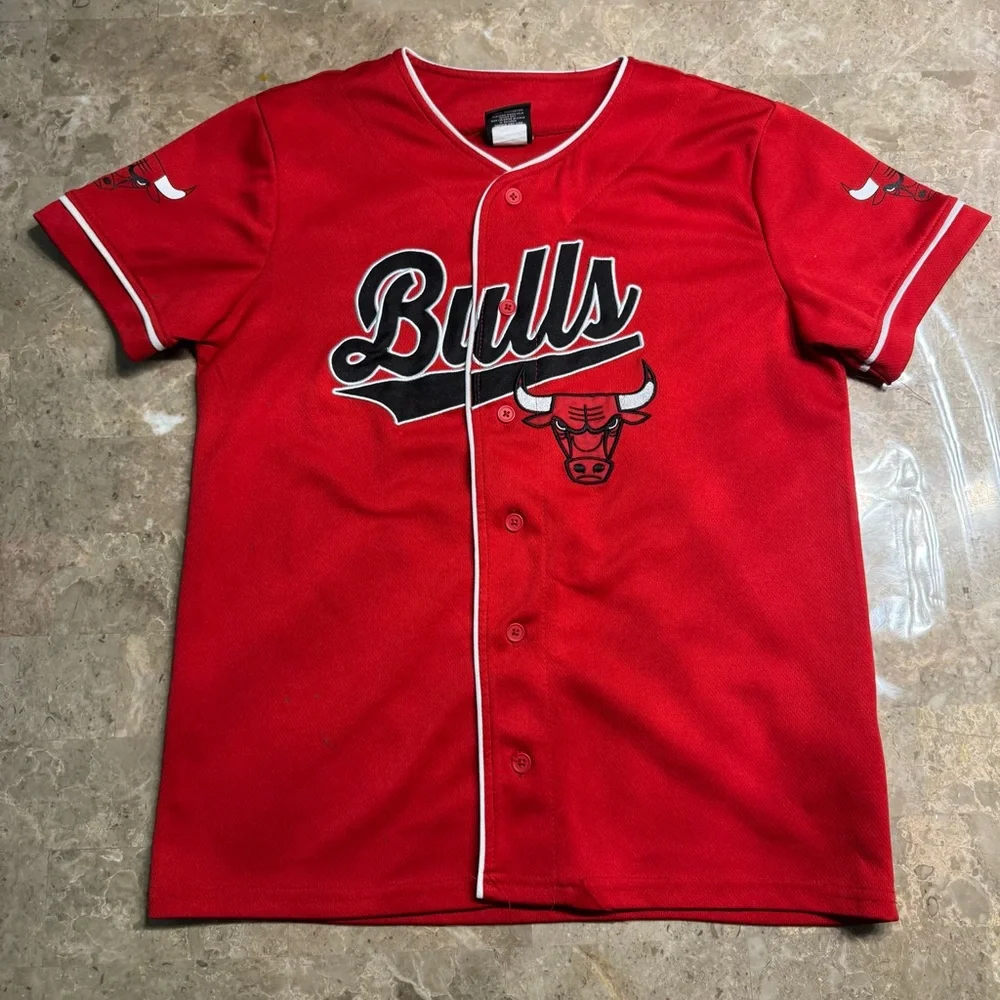 NBA Red Jersey with White Trim